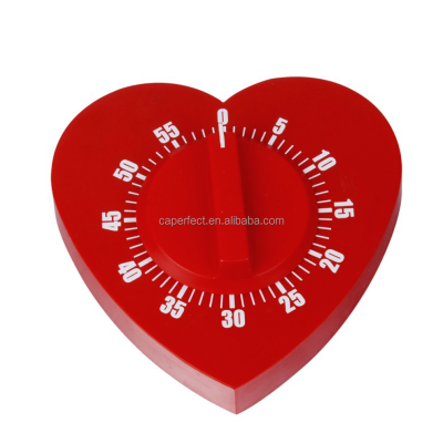 Plastic Heart-shaped Kitchen Count Down Count up Mechanical Timer