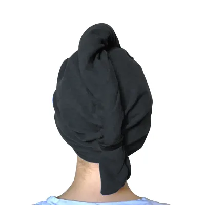 Wholesale 100% Cotton Super Absorption Large Hair Wrap Salon Towel Large Elastic T Shirt Plopping Hair Towel