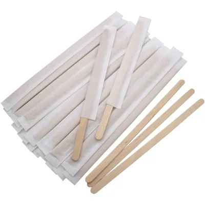 High Quality Free Sample China Wholesale New Product Disposable Sugar Birch Wooden Coffee Stirrer Stirring Sticks for Drinks