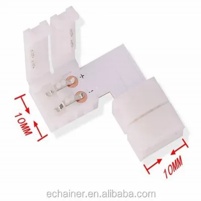 LED Strip Connector 2-pin 8mm L Shape