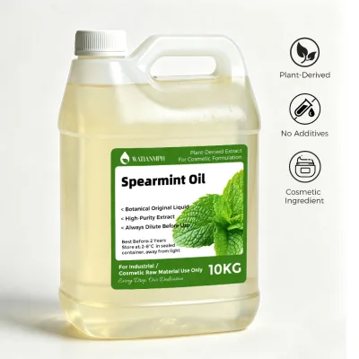 Spearmint Oil Organic Fresh Fragrance Natural Essential Oil OEM Manufacturer for Candle Soap