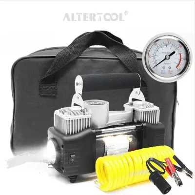 DC12V Portable Car Motorcycle Tire Inflator Pump Lightweight Digital Mechanical Model Easy-to-Use Air Pump with Spot Promotion