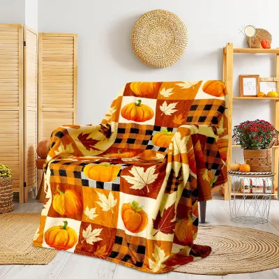 Modern Soft Comfortable Polyester Blanket Bed Sofa Cover Throw Halloween Gift for Adults and Kids Holiday Party Favors Giveaways