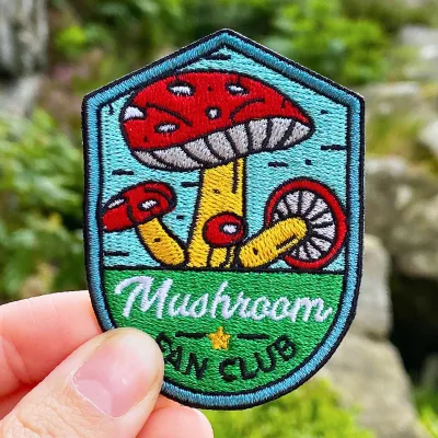 Hot Products Embroidered Hoodie Cartoon Character Iron on Patches School Badge for School Accessories