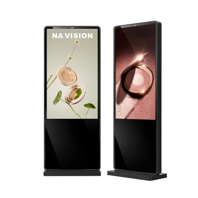 High-Brightness Sunlight-Readable 55-Inch LCD Advertising Machine Outdoor Electronic Signage Display Stand
