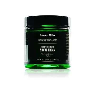 Wholesale Organic Aloe Vera Shave Lotion Men's Smooth Brushless Beard Shaving Gel Shaving Cream