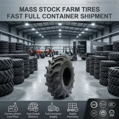 Factory Agricultural Tire 12.4-24 14.9-24 18.4-30 Tractor Tyre OEM R1 14.9-24 Self-Cleaning Lug Tire