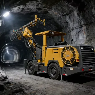 Compact Design Drilling Jumbo | for Narrow and Low Headroom Underground Workings