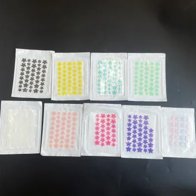 Private Label Acne Patch Hidrocoloid Color Patch Absorbing Salicylic Star Acne Patches for Face