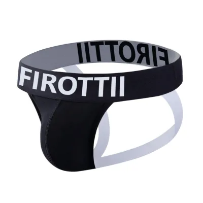OEM Service Wholesale Low Rise Mens Sexy Underwear Cuecas Jockstrap Comfortable Cotton Custom Logo Sexy Men Jockstrap