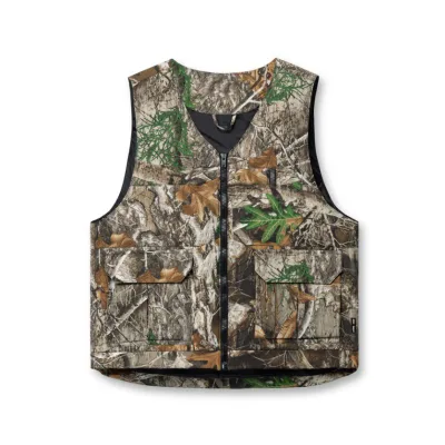 Fronter Professional Custom Breathable Soft Shell Mountain Hunting Vests-Unisex Autumn Print for Technology