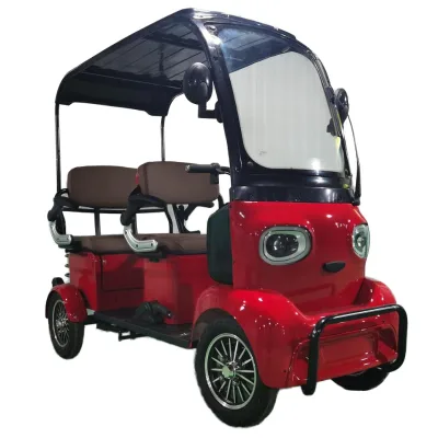 2025 Factory Direct Open Body 60V Removable Battery 4-Wheel Passenger Electric Tricycle