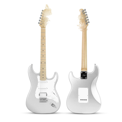Wholesale Electric Guitar Flame Shape for Rock Metal Music Powerful Sound Durable Build