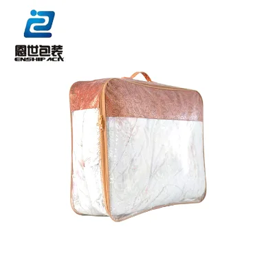 Plastic Pvc Leather Bag for Quilt Duvet Blanket Packaging