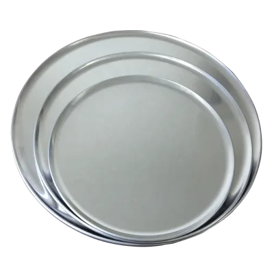 Commercial High Quality 45cm Aluminum Round Pan Metal Pizza Trays Aluminium 18 Inch Pizza Pan