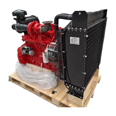 Turbocharged Complete 6BTA5.9 Diesel Engine Assembly with Cooling System Exhaust Muffler for Construction Machinery 5.9L Engine
