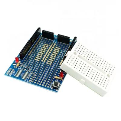 Protoshield Expansion Board with Mini Bread Board for Developing Simplified Circuit