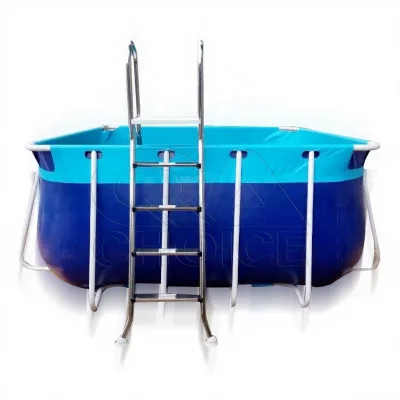 China PVC High Quality Customized Ground Water Park Metal Home Use Swimming Pool Frame Water Pool