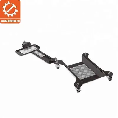 1100lbs Motorcycle Dolly Moving Plate Mobile Disk of T-type Crane