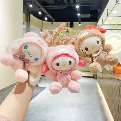 Cute Keychain Bag Pendant Doll Pacha Dog Plush Toy Wholesale Stuffed Animal Toys