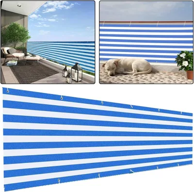 Blue and White Screen Fence Netting