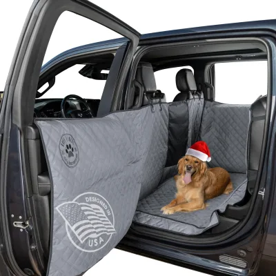 Rear Seat All Wrapped Car Pet Mat Large Small Medium Dog Rear Seat Waterproof and Dirty Sleeping Mat for Rear Seats