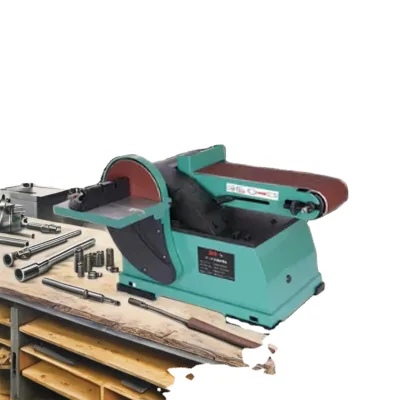 DIY Wood Working Machine Electric Belt Disc Sander 220V Rated Voltage Heavy-duty Sanding Disc and Belt Sander (750W)