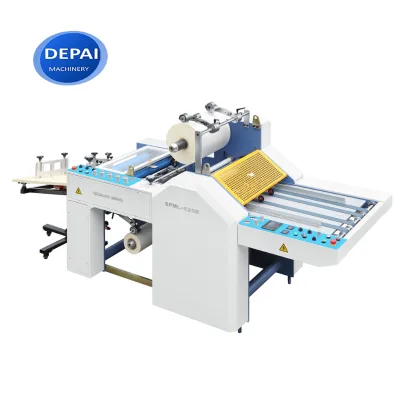 SFML-520B Double Side Tape Pre-Coated Film Automatic Laminating Roller Press Machine Laminate Paper