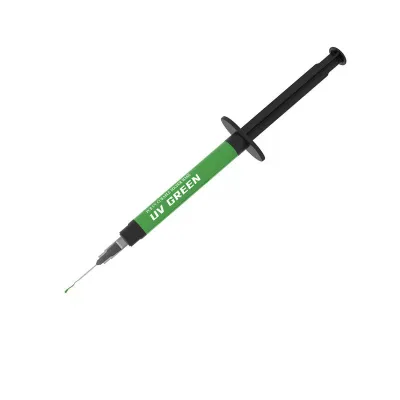 2UUL UV PCB SC53 Curable Solder Mask 3pcs 6mm Super Thin Steel Needles Black Green BGA Repair Liquid Soldering Flux Mobile