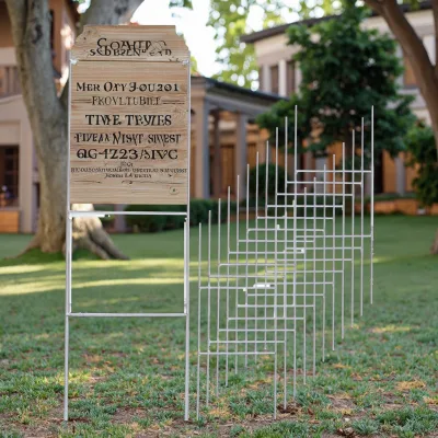 Heavy-Duty Galvanized Steel H Stakes for Yard Signs Easy Garden Usage Box Packing