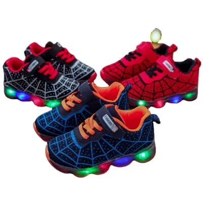 High Quality Unisex LED Light up Sports Shoes for Summer Spring and Autumn Baby EVA SOFT Running Shoes for Boys and Girls