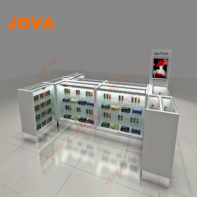 Acrylic Cigarette Display Kiosk LED Tobacco Display Cabinet for Cigarette Retail