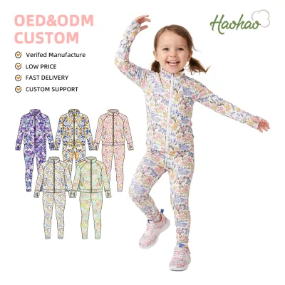 Manufacturer Direct Supply Girl Outfits Sets Outdoor Entertainment Children Clothes Bales Custom Girls Kids Clothing Sets
