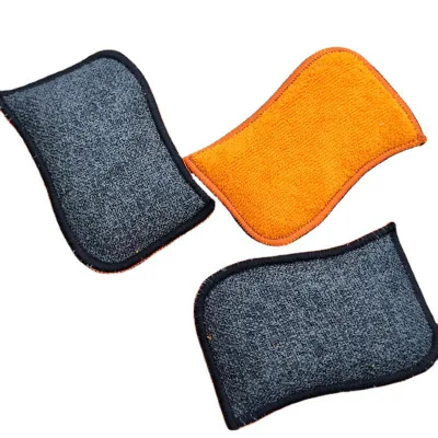 AutoErizo Double Sided Microfiber Car Cleaning Pad Strong Water Absorption Scrubber Pad for Automotive Washing Detailing