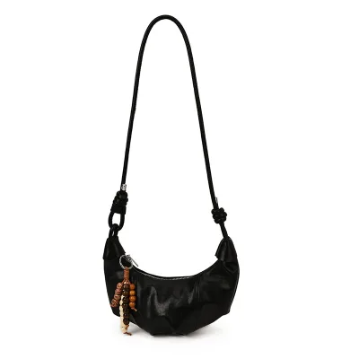Matsujin Young Lady Girls Handbag Fashionable Dumpling Style with Zipper Closure Made of Polyester Lining Material for Women