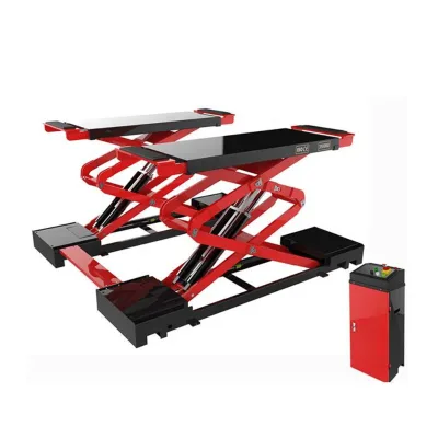 1.2 M Auto Car Full Lift Home Garage Use Scissor Lift Practical Car Lift for Vehicle Maintenance