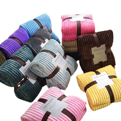 2026 New Products Ideas 2026 Event Promotional Household Products Gifts Items with logo Flannel Blanket air Conditioning Blanket