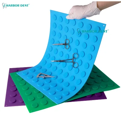 Hot Selling Magnetic Instrument Surgical Mat 30*40MM Silicones Sterilizable Mat for Surgery Instrument Dentistry Material