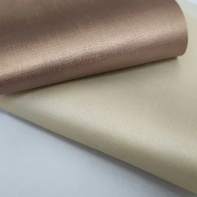 Stock 0.7mm Pearl Glossy Cross Pattern Hand Feeling Semi PU Faux Leather for Bag Sofa Furniture Upholstery Home Textile Pillow