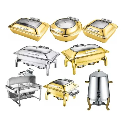 Indian Copper Mini Hanging Candle Antique Guangzhou Induction Buffet Equipment Arabic Cheap Chafing Dish Soup Bowl South Africa