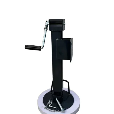European Custom Models Hand-Cranked Trailer Jack Stand New Condition Trailer Parts & Accessories