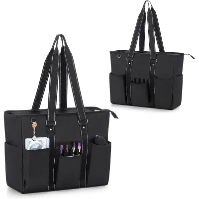 Fashion Medical Assistant Bag With Padded 15.6" Laptop Sleeve for Work Home Health Care Nurse Tote Bag