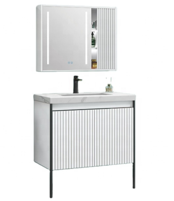 Knock Down Bathroom Vanity Cabinet Slim Bathroom Storage Cabinet