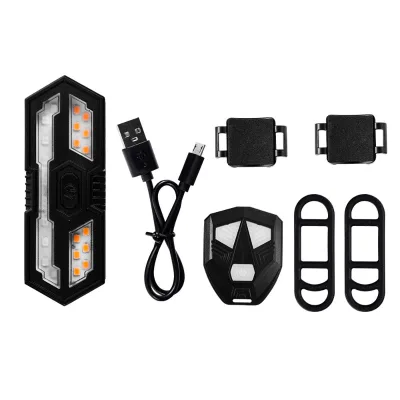 Night Dirt Bike Warning Rear Light Smart Turn signal Lamp Outdoor Indicator Light Bicycle Taillight