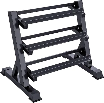 3-Tier Dumbbell Rack Multilevel Weight Storage Organizer for Home Gym, Weight Rack for Dumbbells, Kettlebells