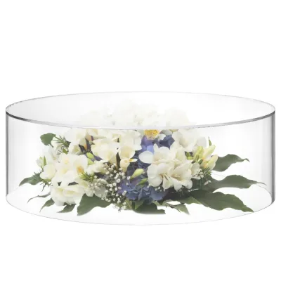 Clear Acrylic Cake Stand Dessert Display Stand Cupcake Stand with Hollow Bottom Round