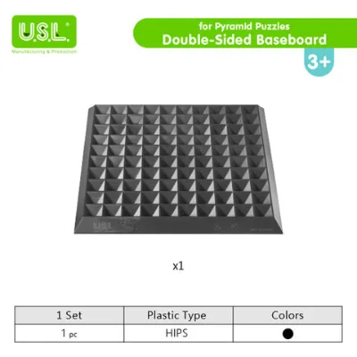 Double-Sided Baseboard for Pyramid Puzzles