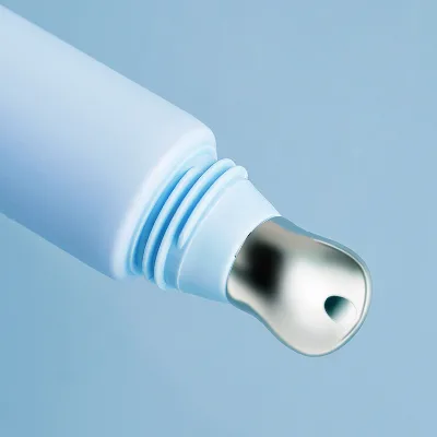 15ml Zinc Alloy round Soft Tube Custom Logo ABL Material with Screw Cap for Massage Eye Cream Hand Cream Skin Care Serum