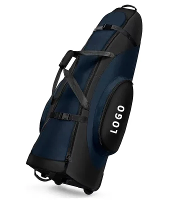 Golf Travel Bag with Reinforced Wheels Heavy Duty Oxford Wear-resistant Waterproof Tugboat Portable Outdoor Sports Bag