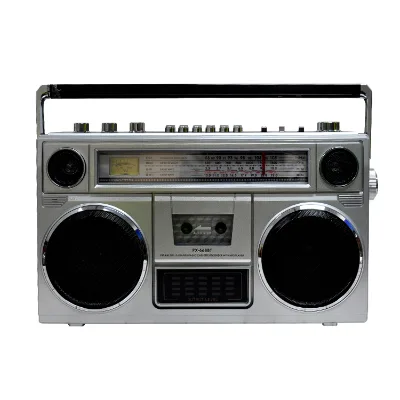 Big 90S Old Model Rechargeable Hd Sound Record Grabadora De Cassette Doble Radio Cassette Player
